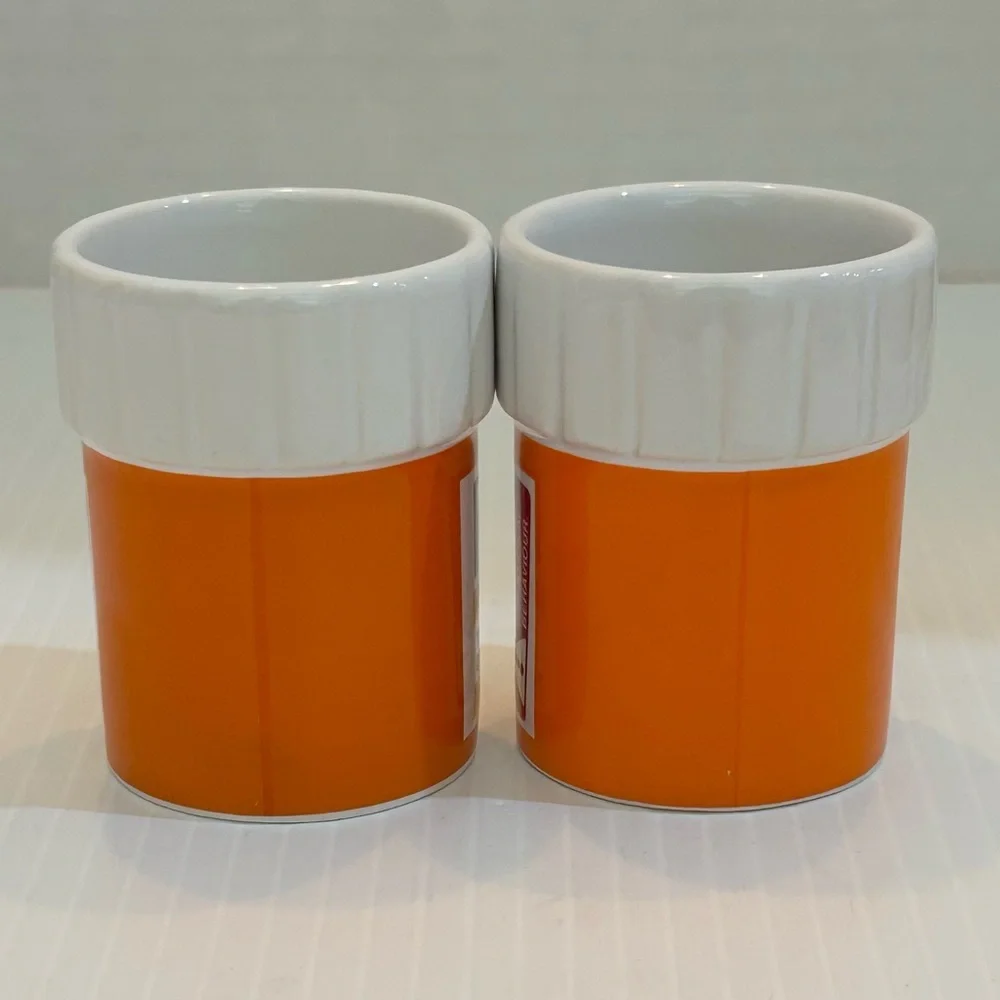 Big Mouth Toys Funny Ceramic 2” Prescription Bottle Liquor Shot Glass